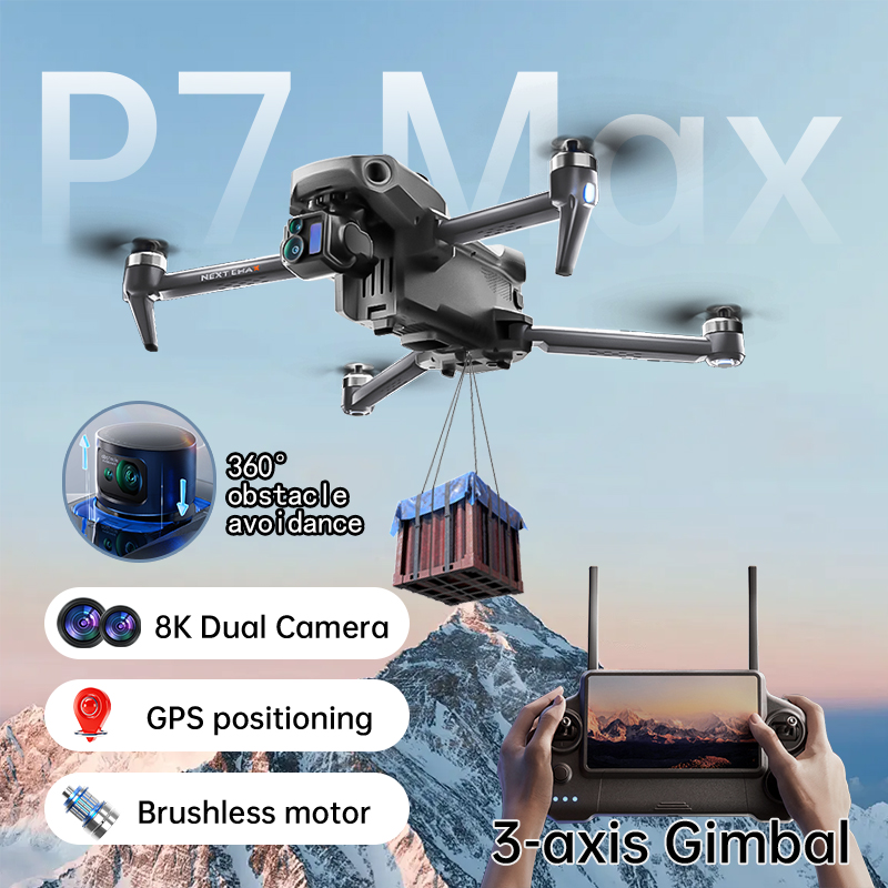 Drone Surveying - NEW P7 Max Drone 8K Camera