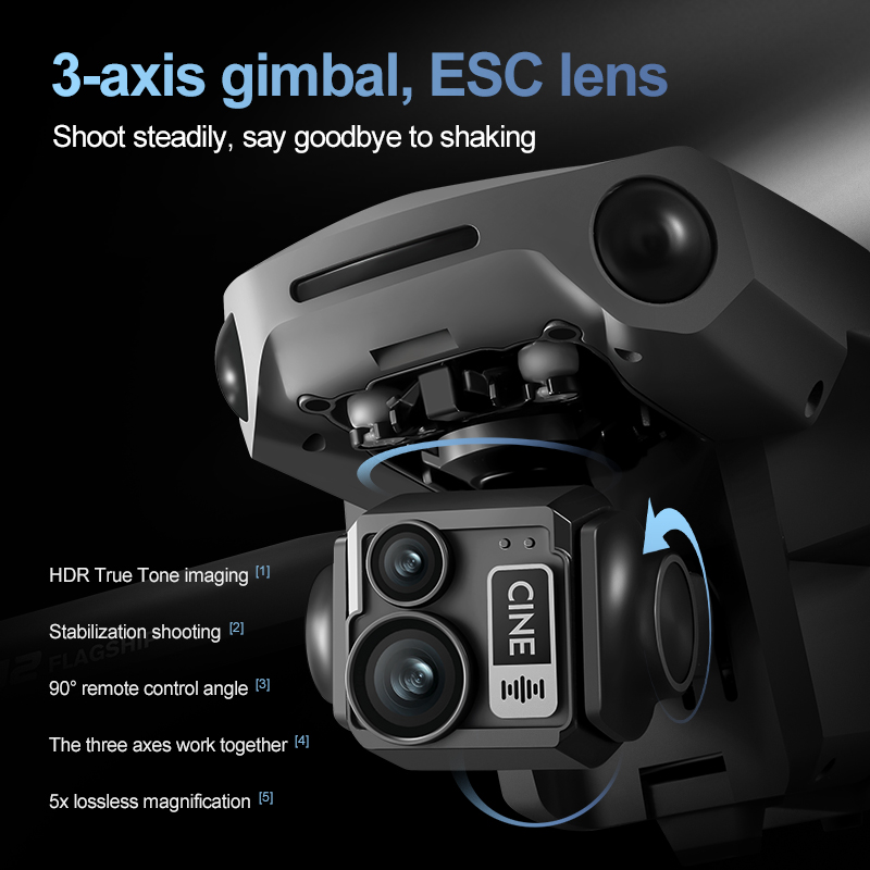 8K 3 Axis Gimbal Brushless 7.2 - Drone Lidar บทวิจารณ์และราคา