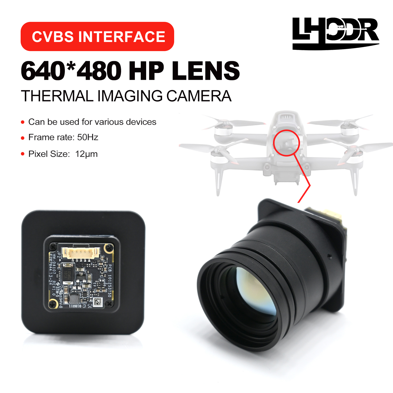 30mm 640x480 pix Drone thermal - Drone Aerial Photography บทวิจารณ์และราคา