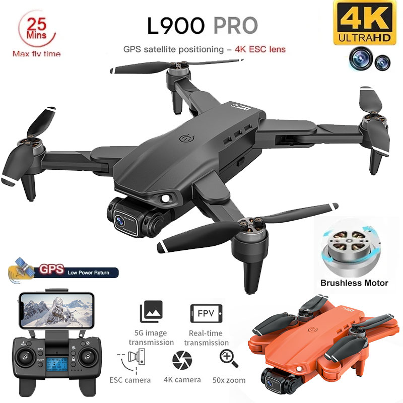L900 Pro GPS Drone 4K Professi - Drone Aerial Photography บทวิจารณ์และราคา