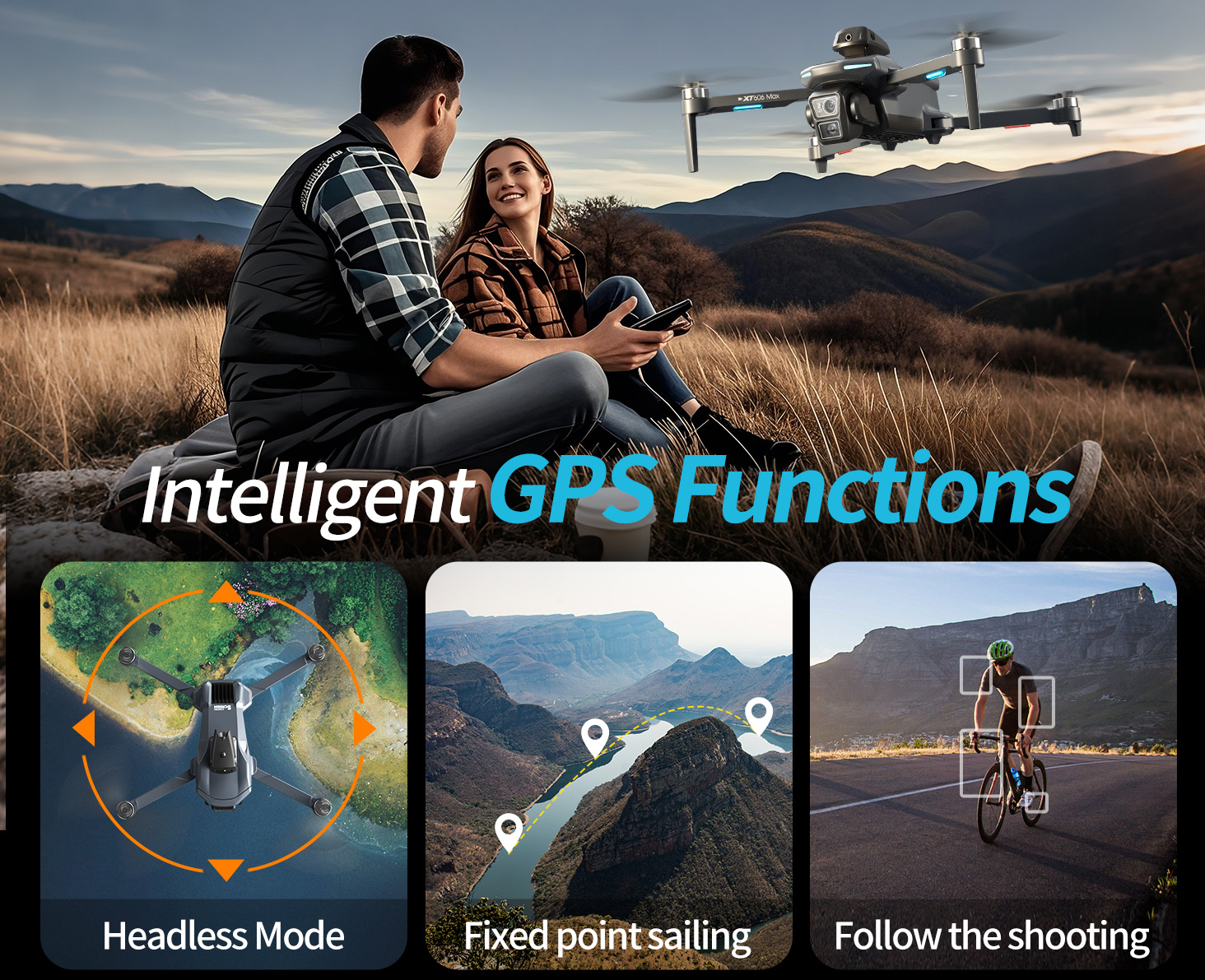 XT606 MAX 3 battery Drone 4k 8 - Drone Multispectral บทวิจารณ์และราคา