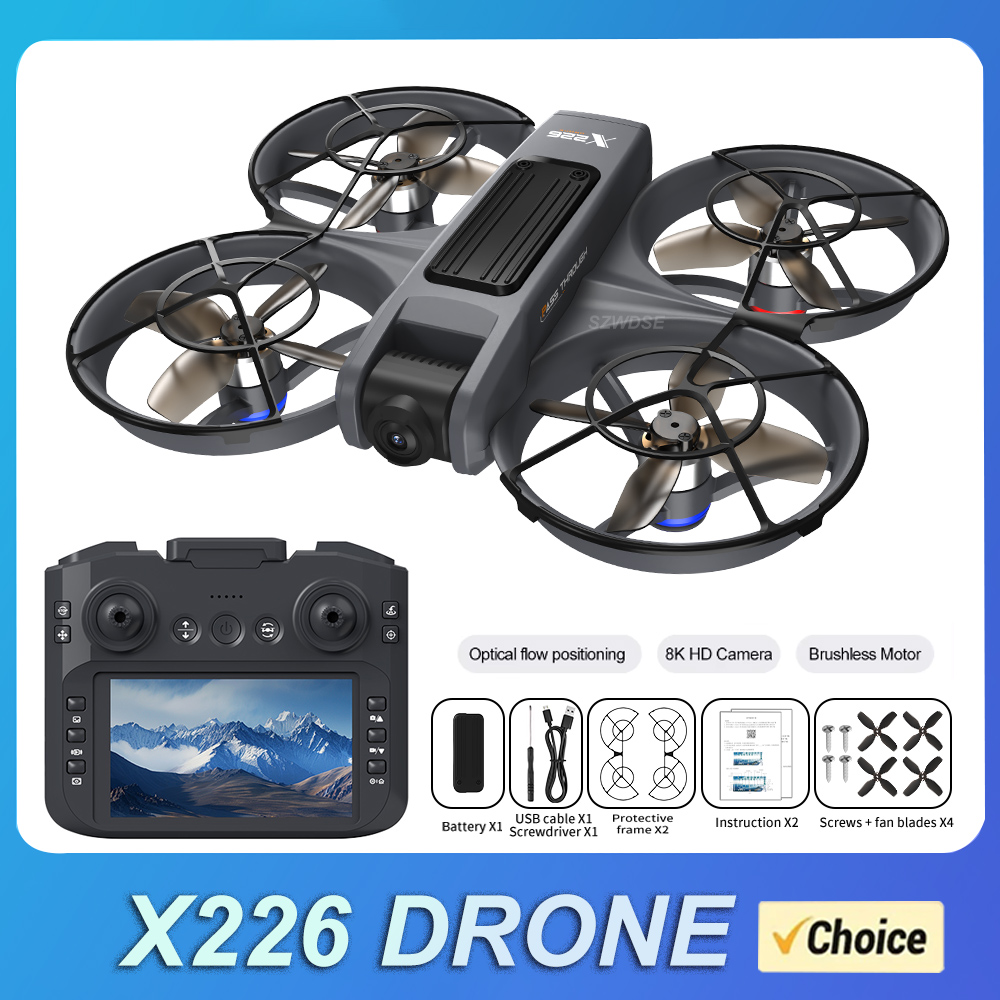 NEW X226 RC Drone 2.4G 5G WIFI - Drone Surveying บทวิจารณ์และราคา