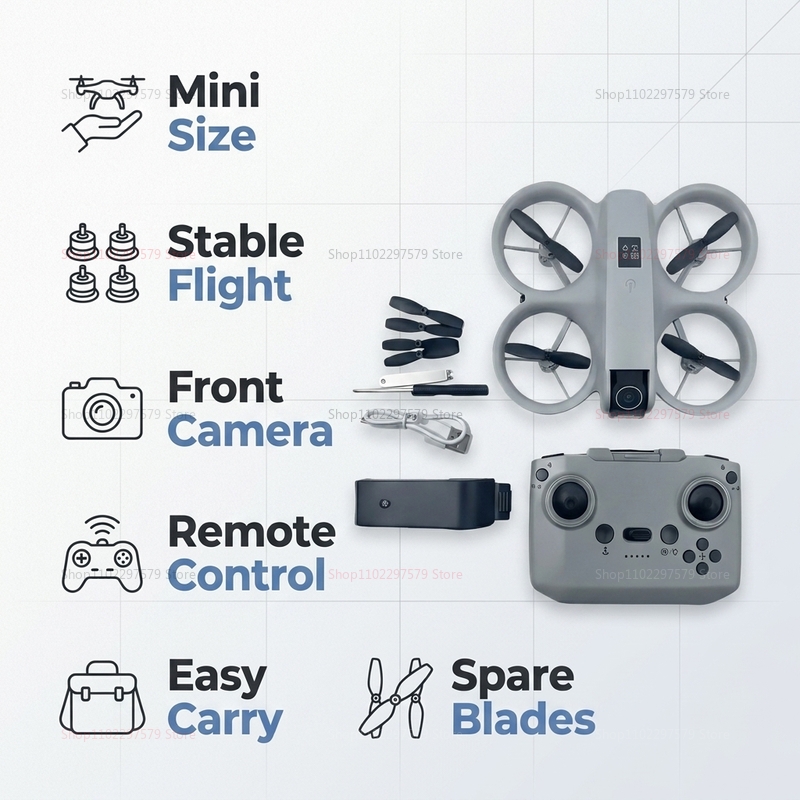 Mini Drone with 8K HD Camera F - Drone Video Production บทวิจารณ์และราคา