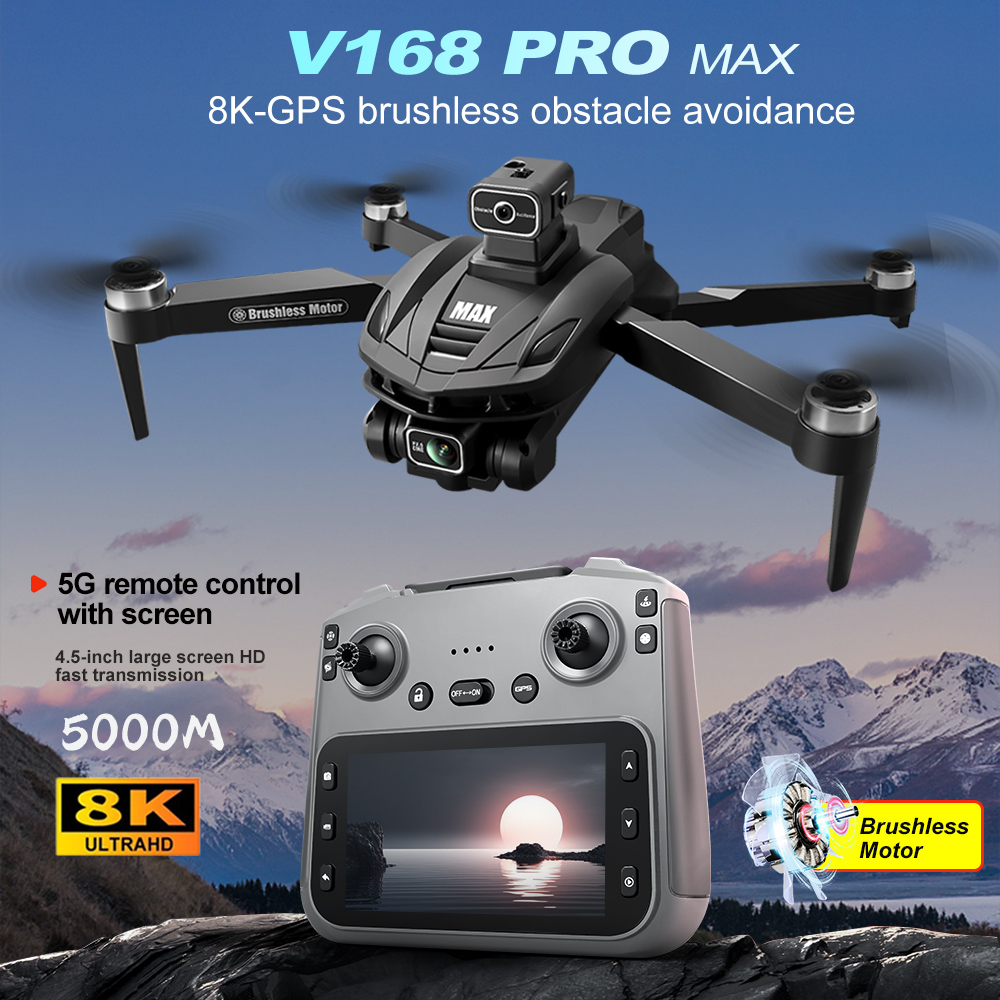V168 PRO Max GPS Drone 8K Prof - Drone Aerial Photography บทวิจารณ์และราคา
