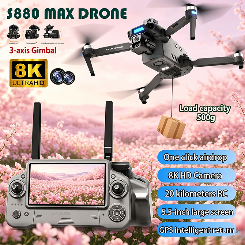 2026 New 8K Dual Camera Drone  - Drone Aerial Photography บทวิจารณ์และราคา