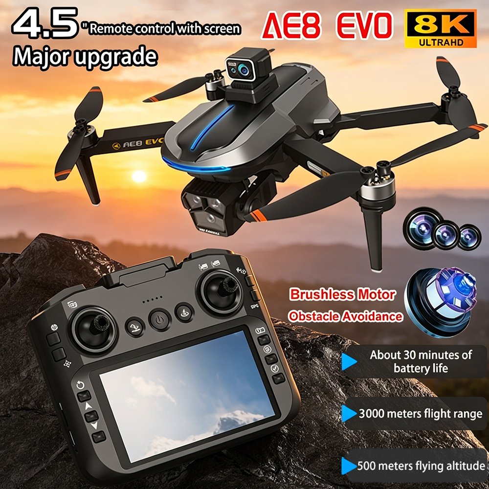 AE8 EVO Drone 4K Professional  - Drone Surveying บทวิจารณ์และราคา
