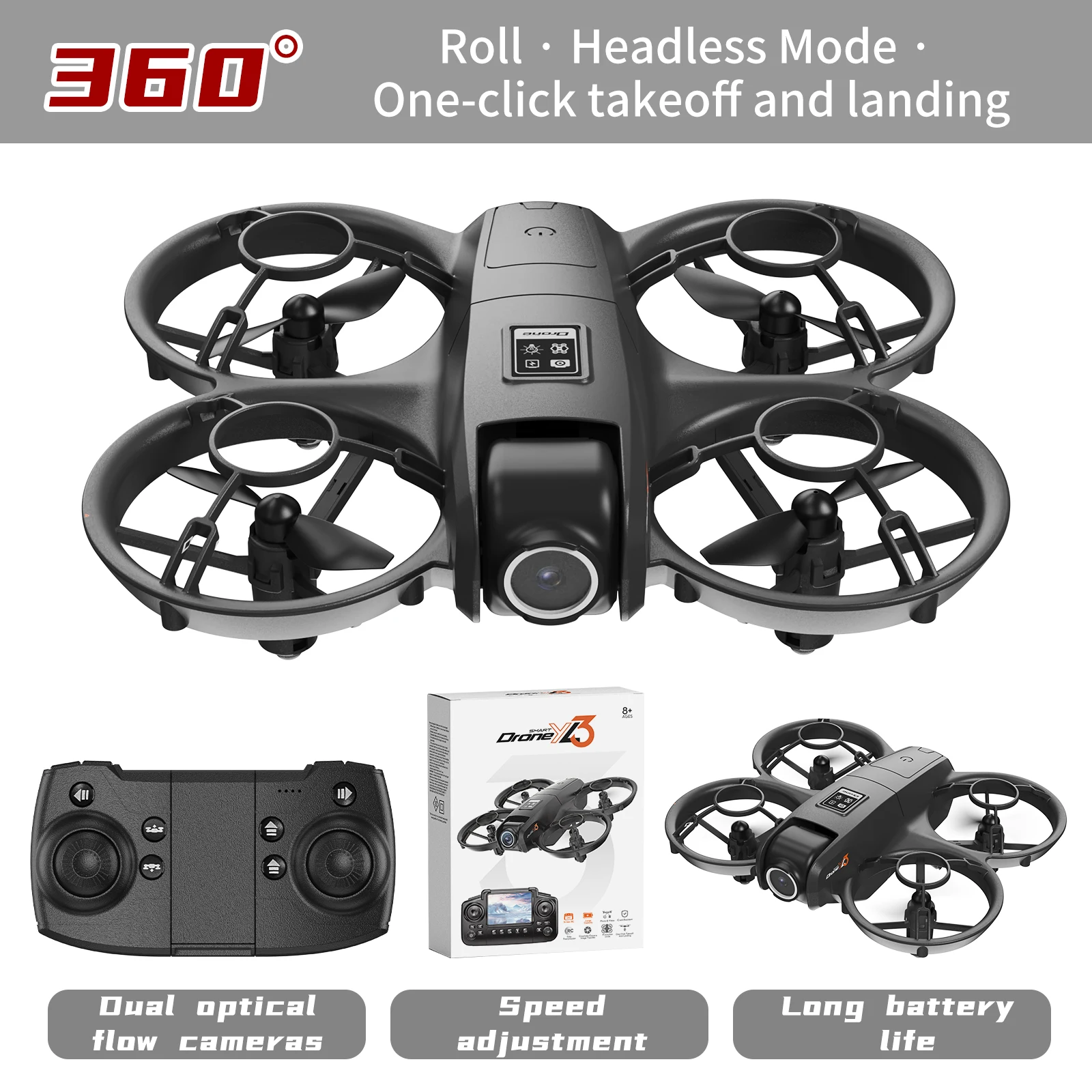 New YL3 RC Drone 8K 1080P Wide - Drone Surveying บทวิจารณ์และราคา