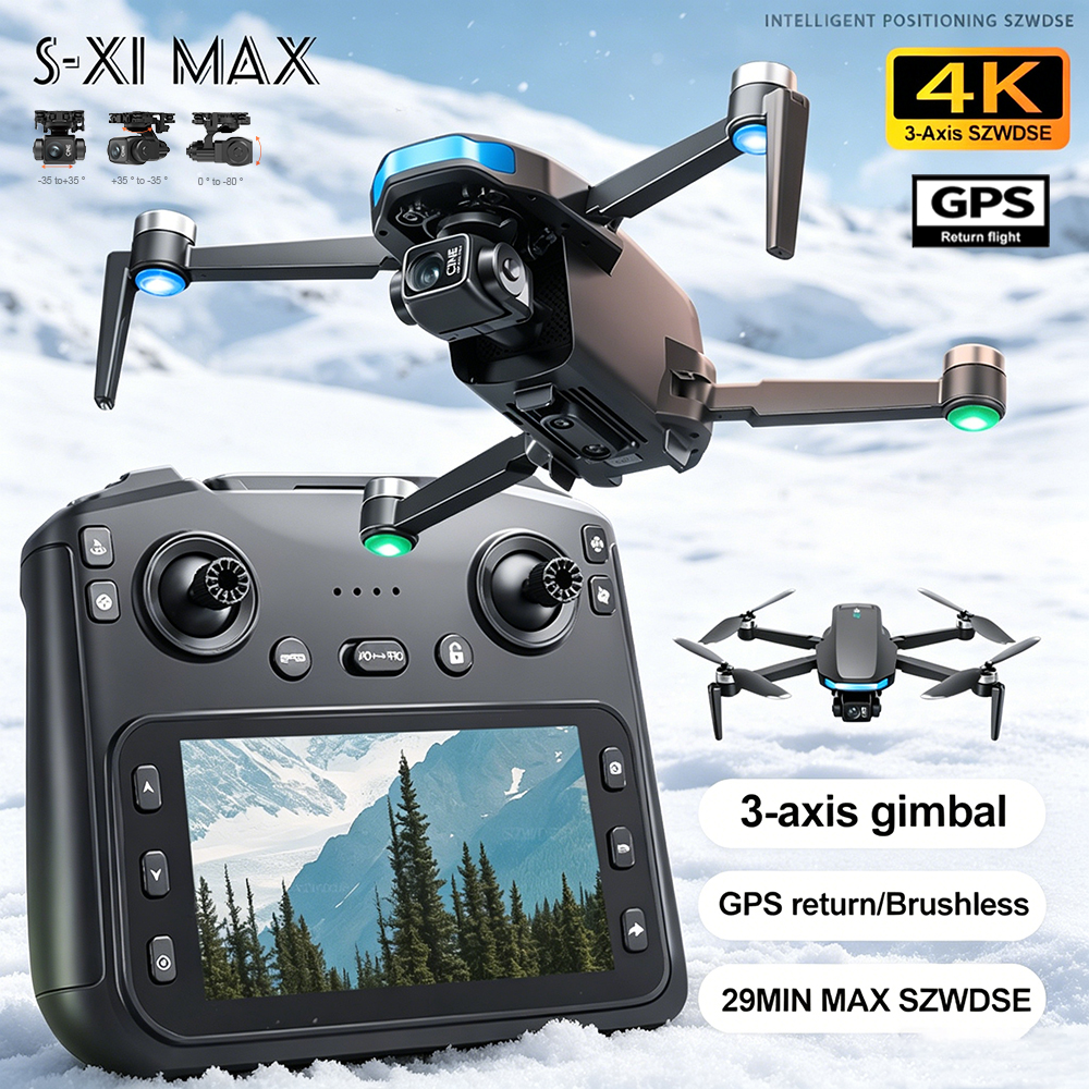 New S-X1 MAX Drone GPS 8K Prof - Drone Aerial Photography บทวิจารณ์และราคา