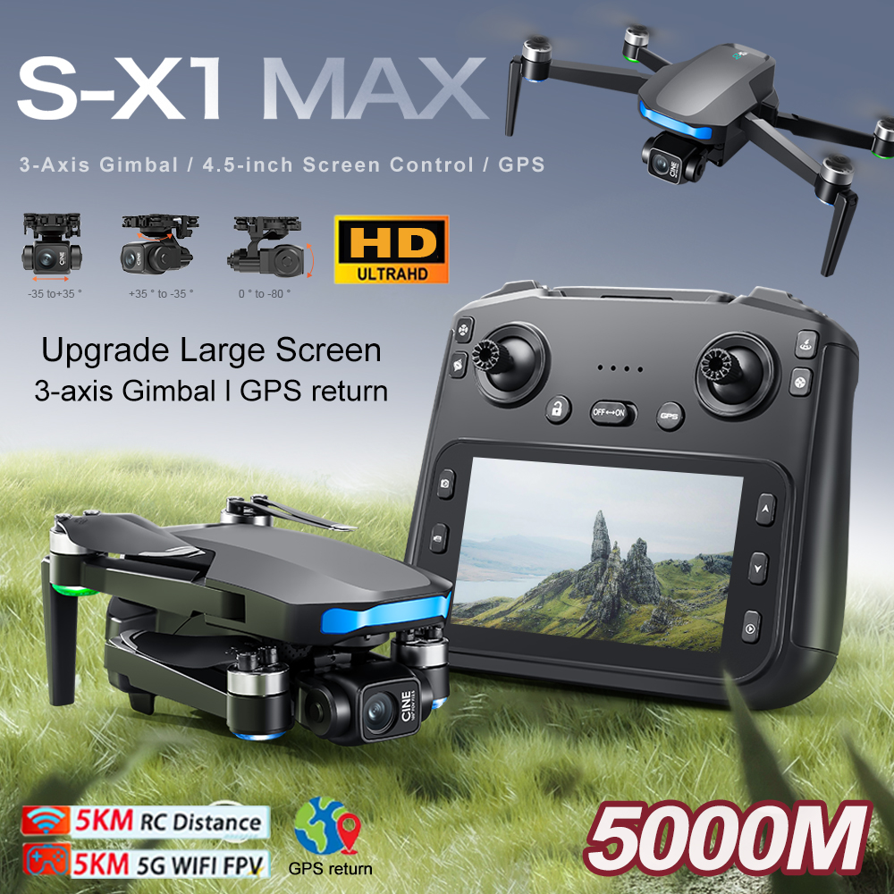 New S-X1 MAX Drone GPS 8K Prof - Drone Aerial Photography บทวิจารณ์และราคา