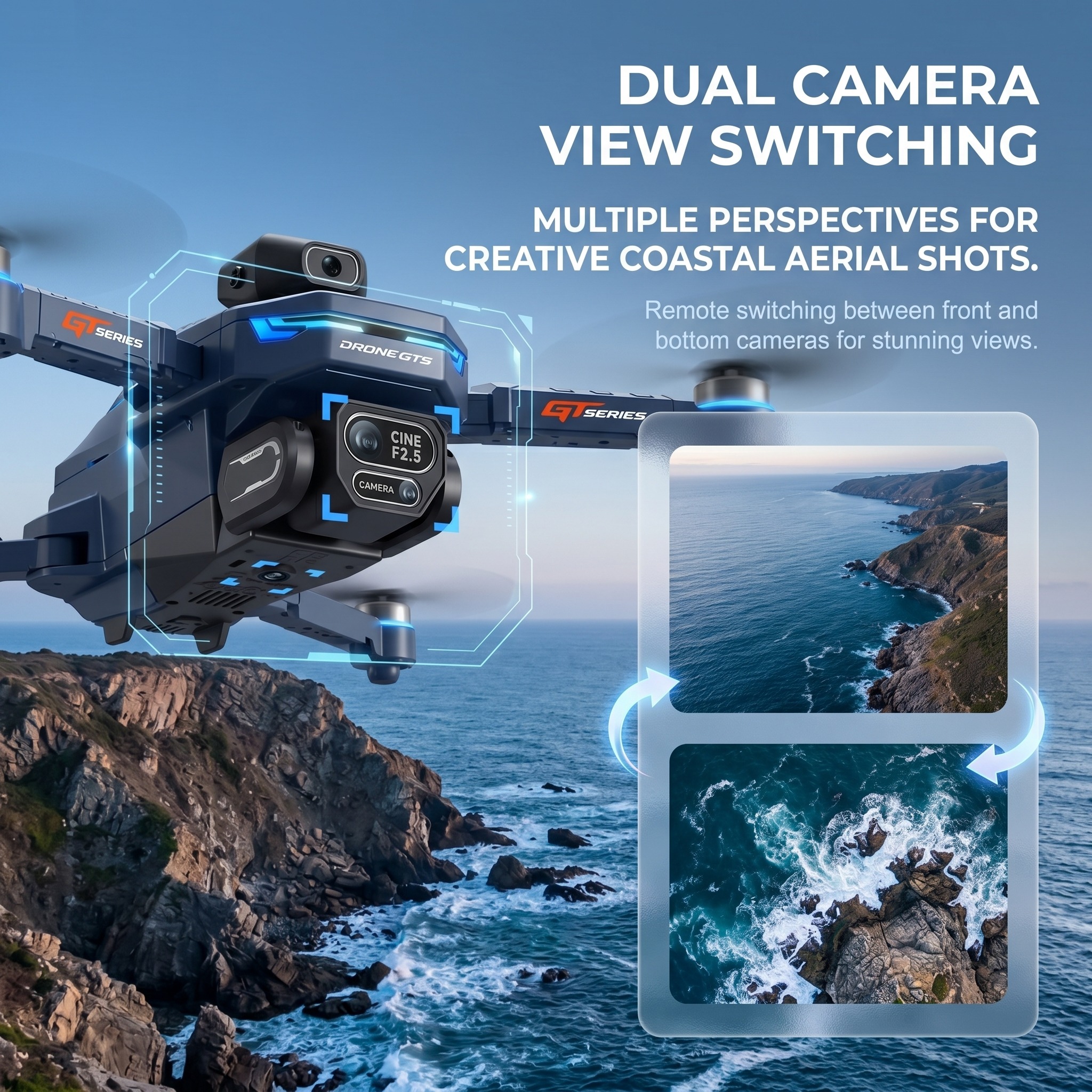 New Drone GT8 8K Professional  - Drone Surveying บทวิจารณ์และราคา